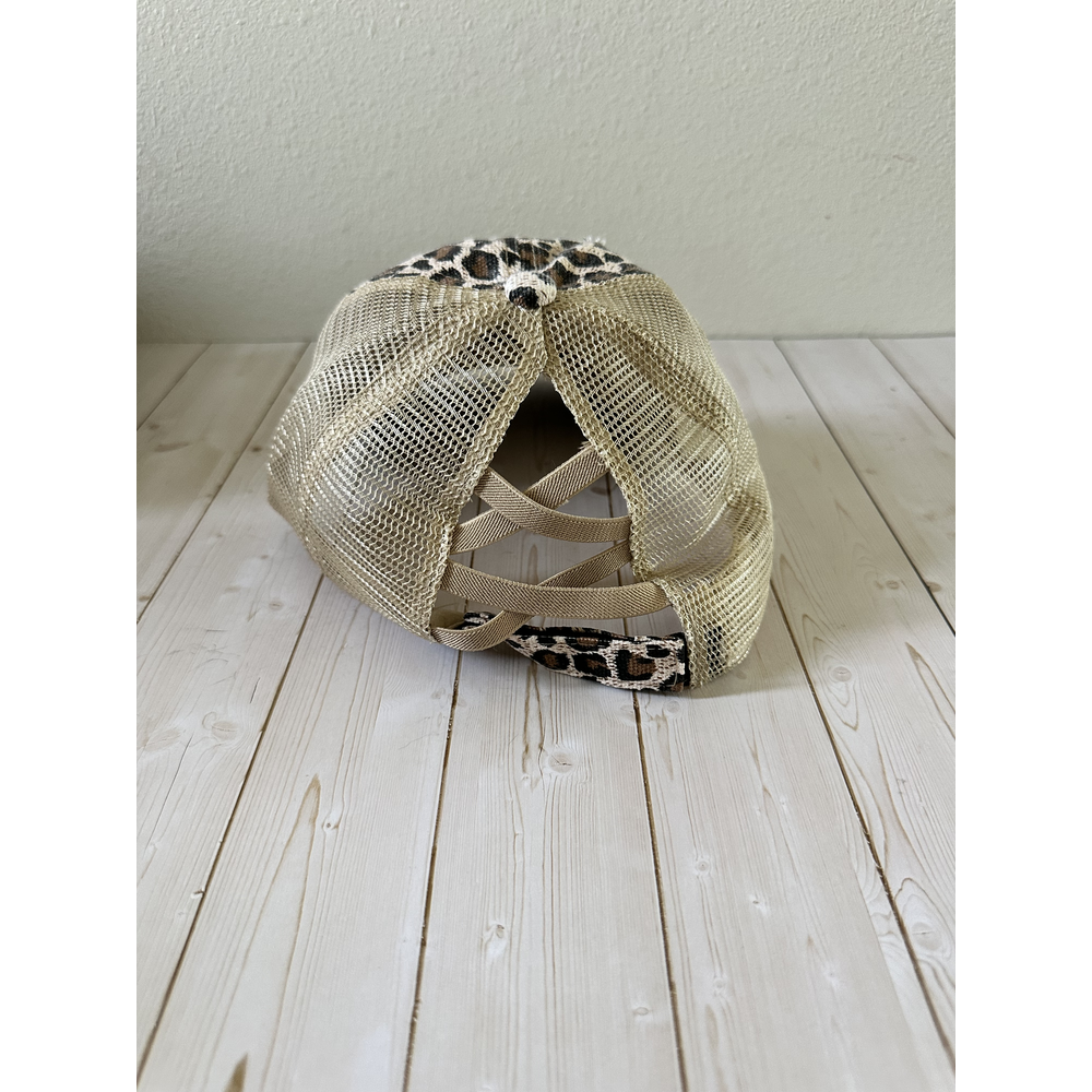 Ponytail Trucker – Charcoal - Back