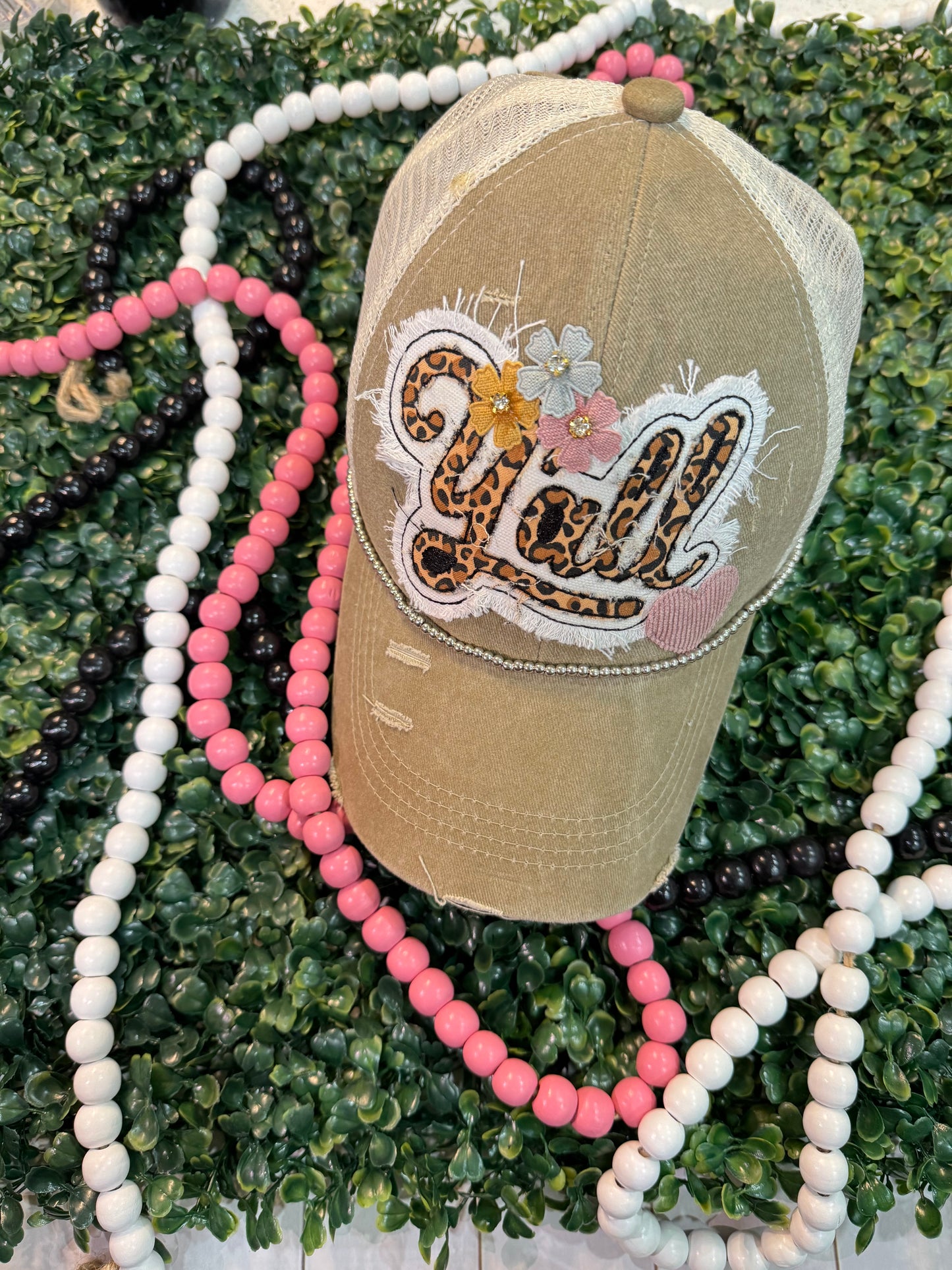 “Y’all Leopard Patch Hat – Rustic Chic Edition”