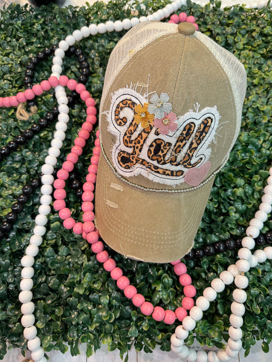 “Y’all Leopard Patch Hat – Rustic Chic Edition”