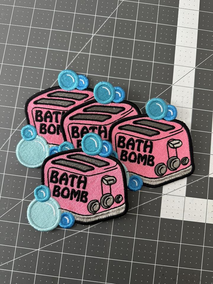 Bath Bomb Patch – Morbidly Bubbly Edition
