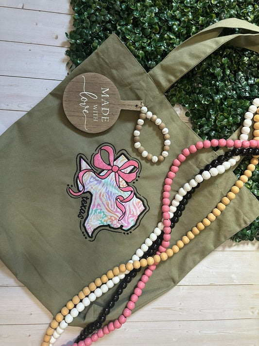 Texas Sass Canvas Tote