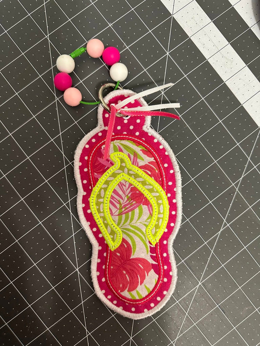 Flip-Flop Flair Keychain – TropiCute Edition