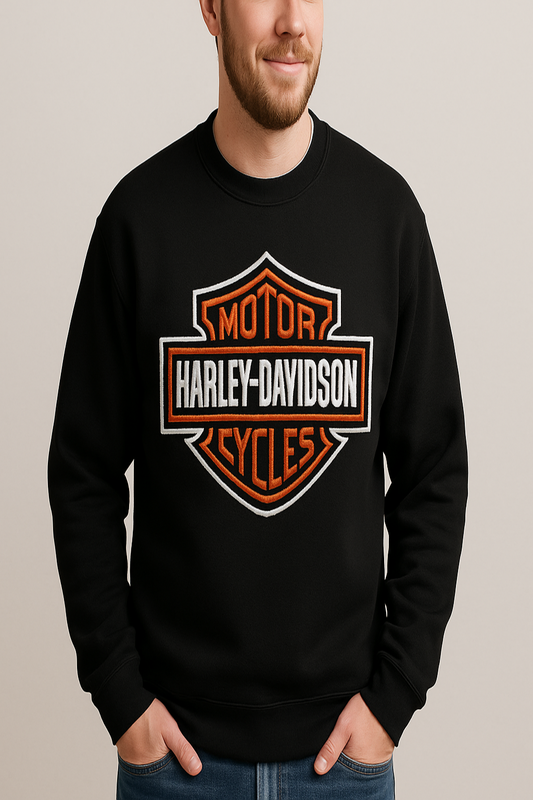 Iron & Asphalt Crewneck – Ride Loud, Live Free