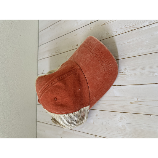 Rust Vintage Trucker Hat-blank