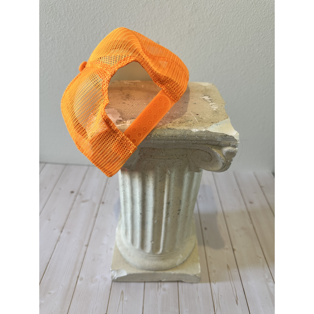 Stitchback Trucker – Orange/White - Back
