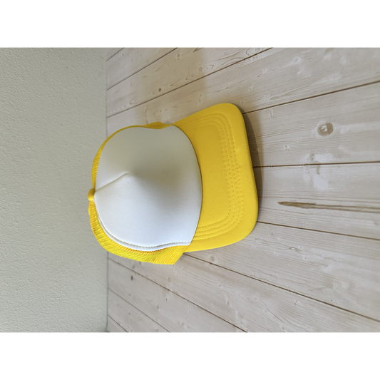 Solid Red Mesh Trucker Hat-blank