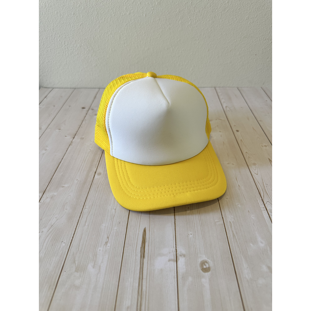 Stitchback Trucker – Yellow/White - Front