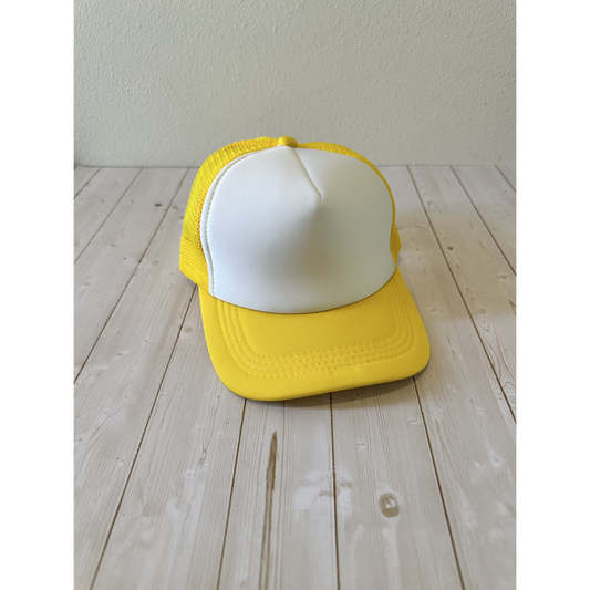 Stitchback Trucker – Yellow/White - Front