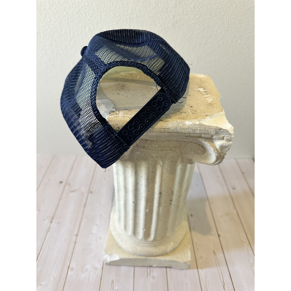 Stitchback Trucker – Navy/White - Back
