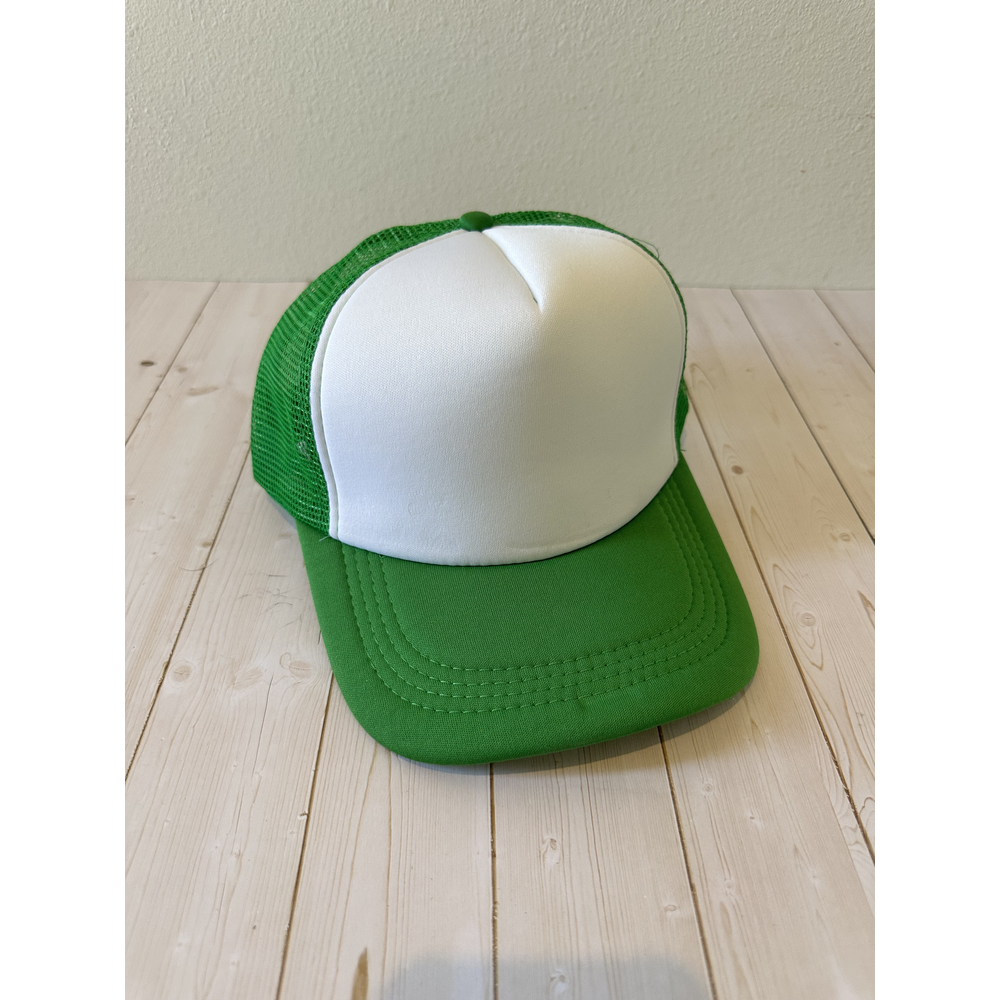 Stitchback Trucker – Green/White - Front