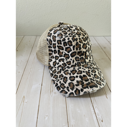Ponytail Trucker – Charcoal - Front