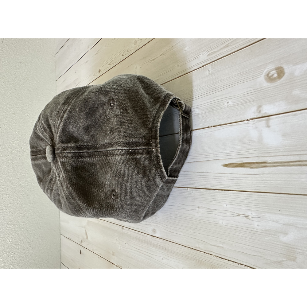 Gray Vintage Dad Hat-blank