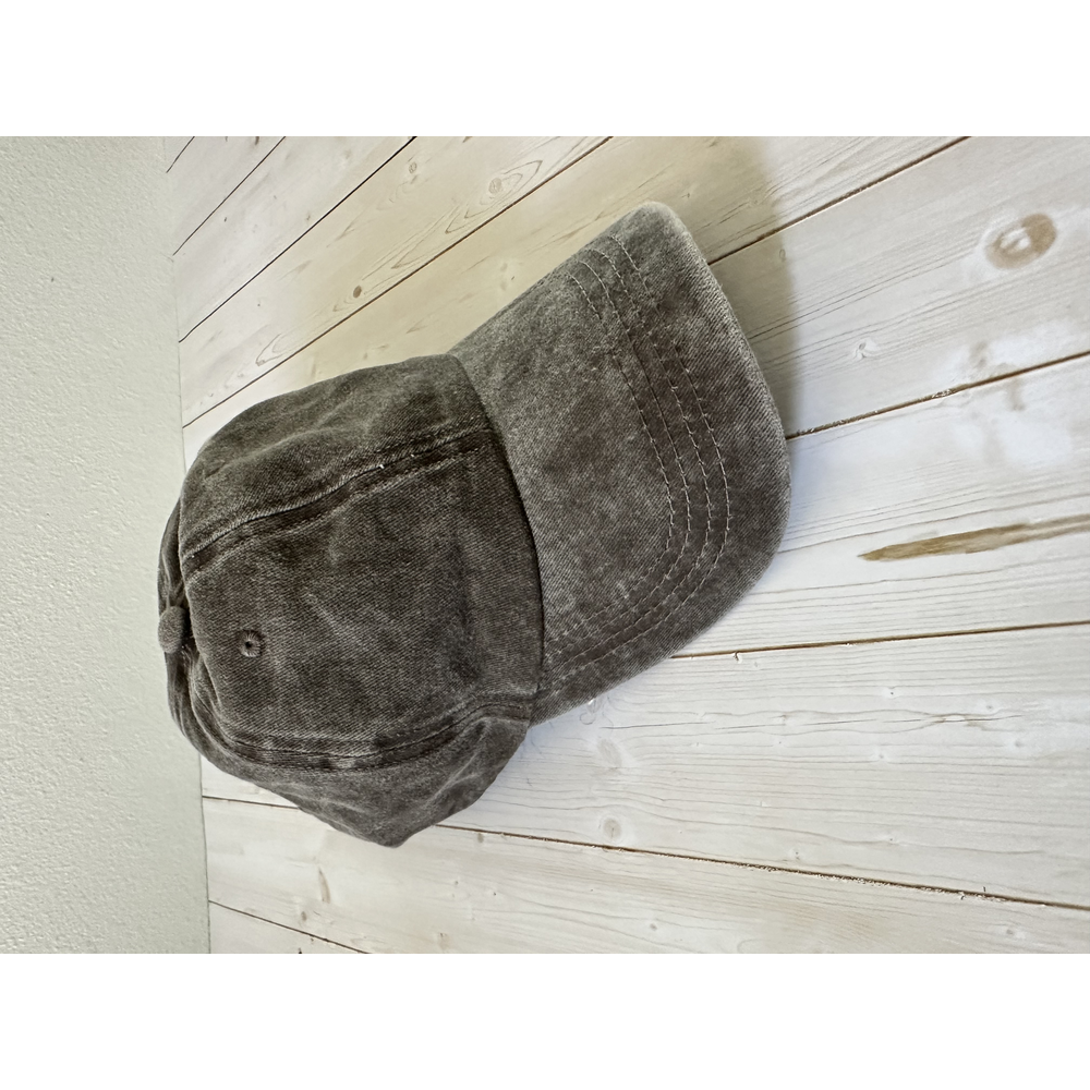 Gray Vintage Dad Hat-blank