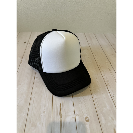 Stitchback Trucker – Black/White - Front