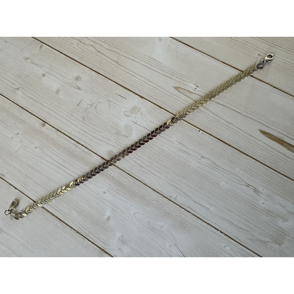 Gold Herringbone Hat Chain