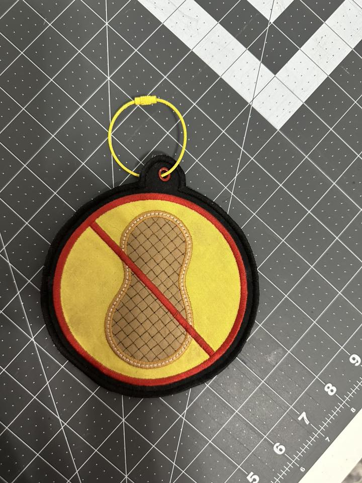 No Nuts Allergy Tag – Safety with Style