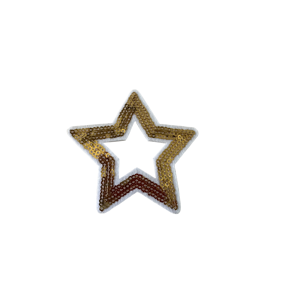 Gold Glow Star Patch
