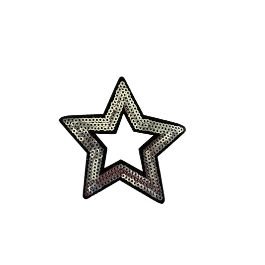 Black & Gold Star Patch