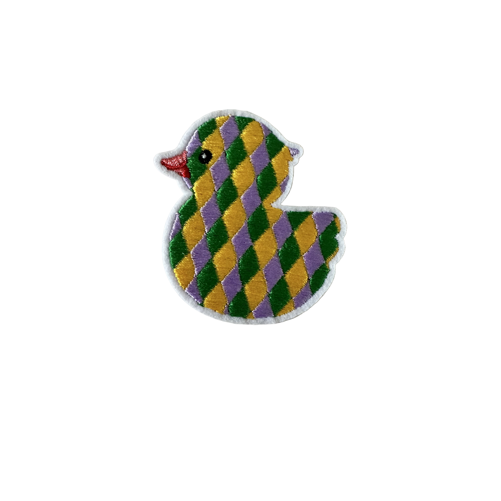 Mardi Gras Quacker Patch