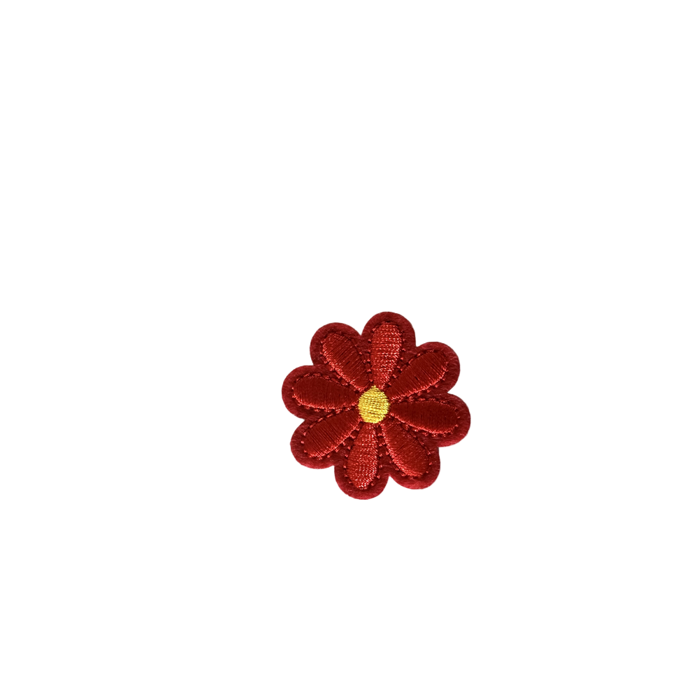 Red Rodeo Daisy Patch