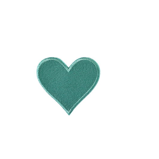 Teal Heart Patch