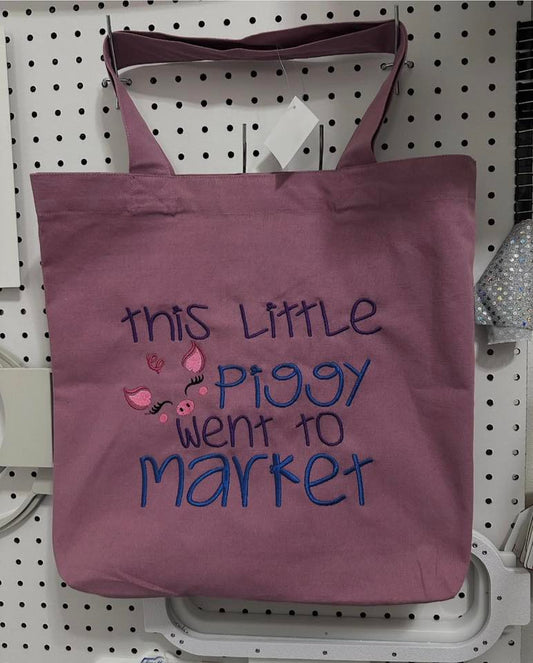 🐷 Piggy Market Tote – Oink Approved