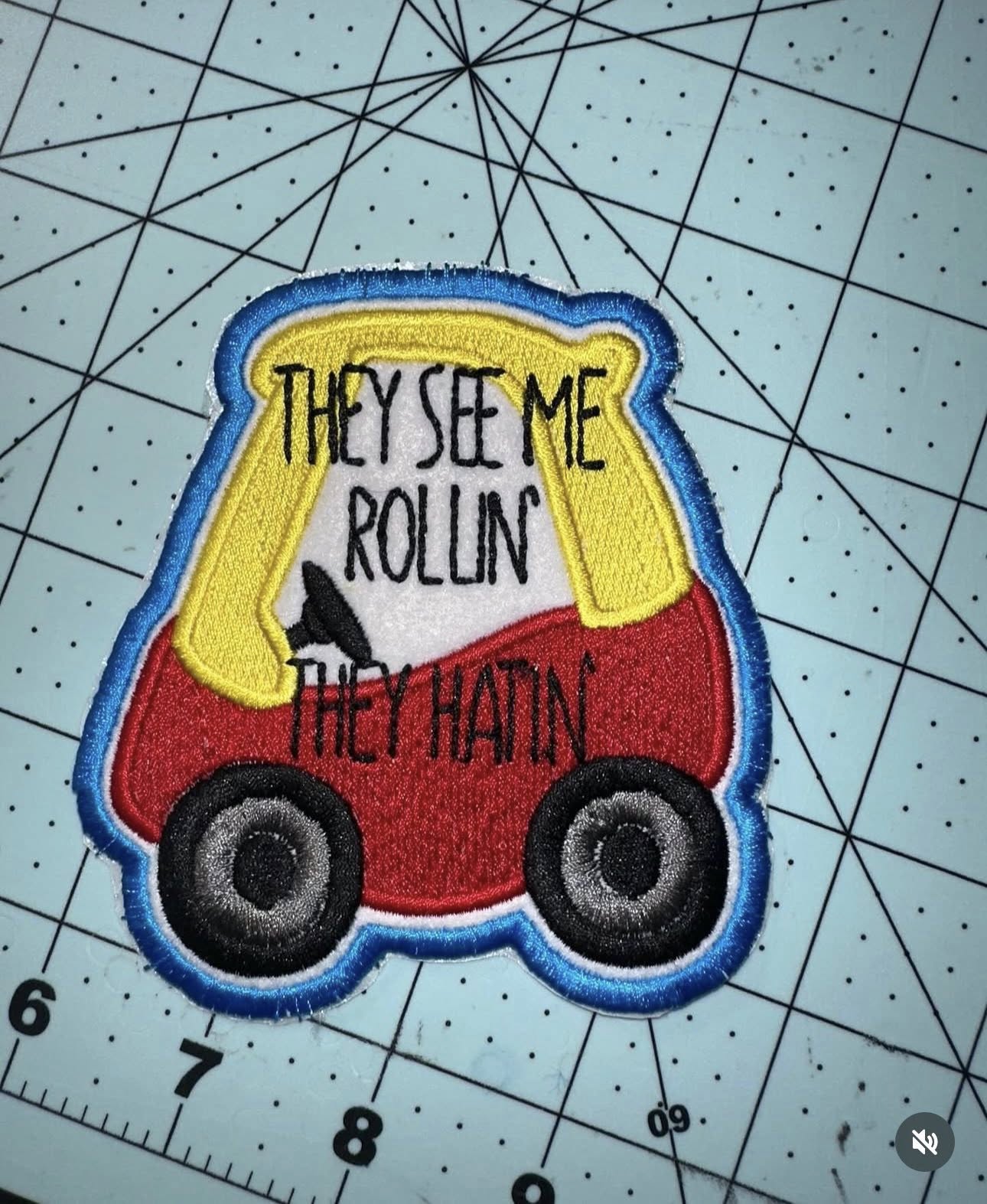 They See Me Rollin’ Patch – Toddler Flex Edition
