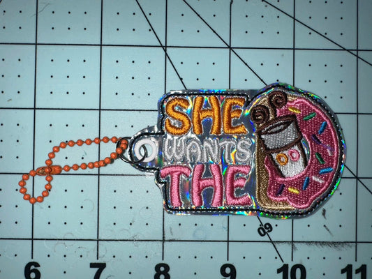 She Wants the D...Donut Tag – Extra Glazed & Unbothered